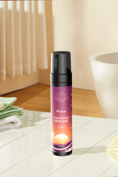 Self Tanning Mousse,Hydrating Sunless Tanning Foam Kit, Vegan and Cruelty Free